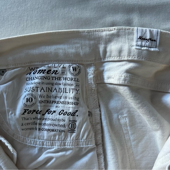 Frank & Eileen Monaghan Mom Jeans in Cream - Picture 14 of 16